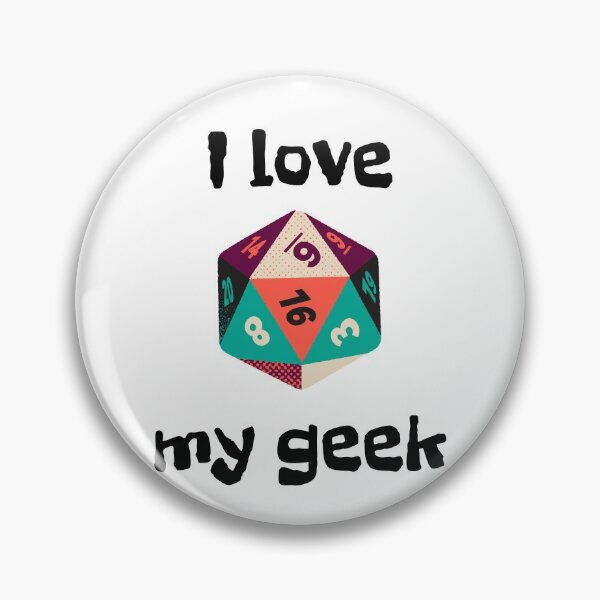 Item preview, I love my geek, cube designed and sold by NiceSign.