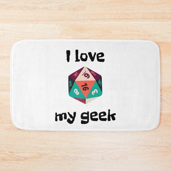 Item preview, I love my geek, cube designed and sold by NiceSign.
