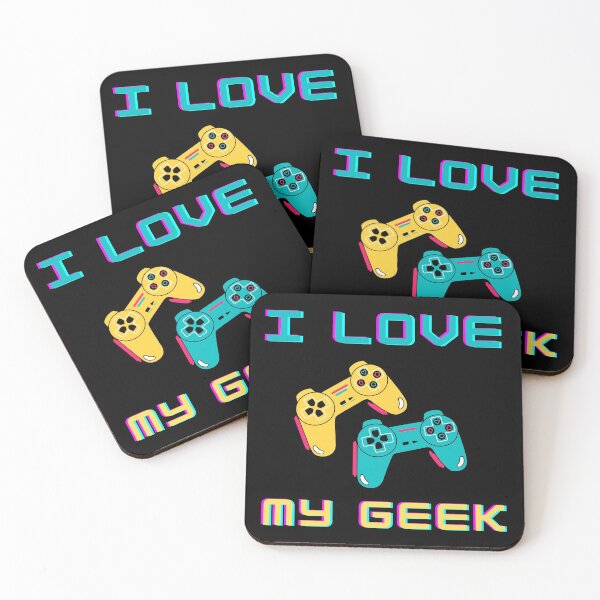 Item preview, I love my geek, gamer designed and sold by NiceSign.
