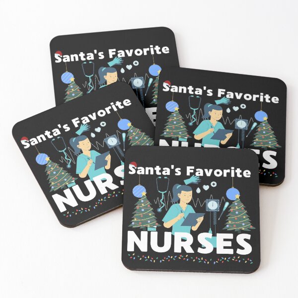 Item preview, Santa's Favorite Nurses. Christmas Nurse Crew designed and sold by VarietyYOU.