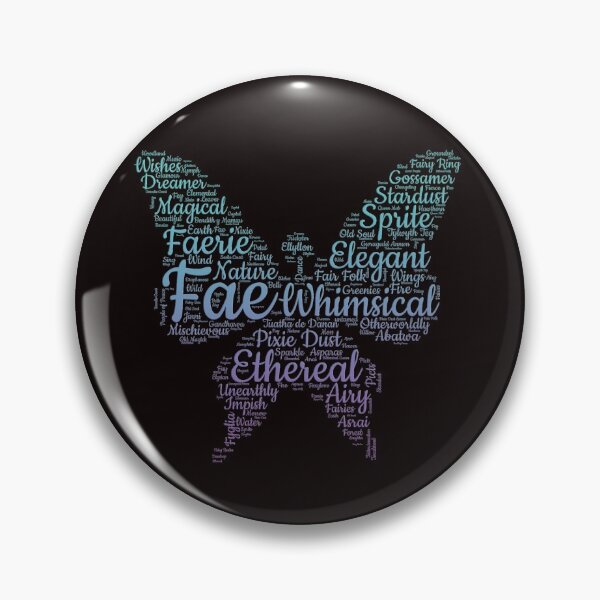 Item preview, Fairycore Aesthetic, Faerie Word Cloud designed and sold by AloraDawnEve.