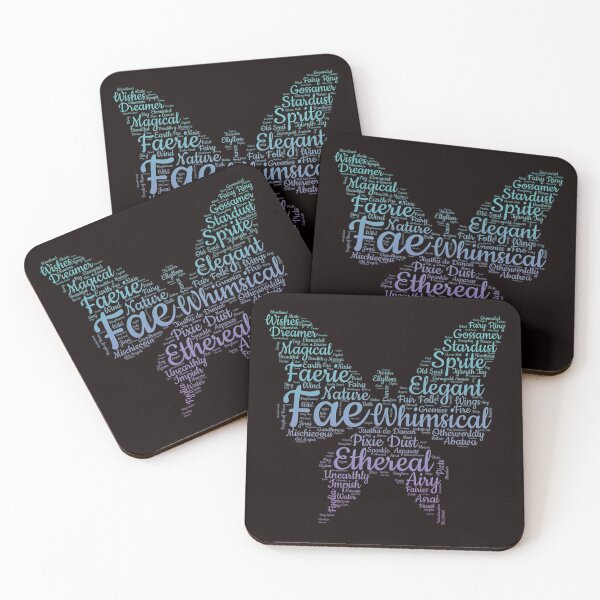 Item preview, Fairycore Aesthetic, Faerie Word Cloud designed and sold by AloraDawnEve.