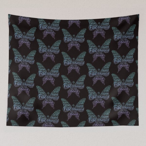 Item preview, Fairycore Aesthetic, Faerie Word Cloud designed and sold by AloraDawnEve.
