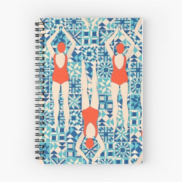 Item preview, Vintage Swimming Art designed and sold by SiouxLove.