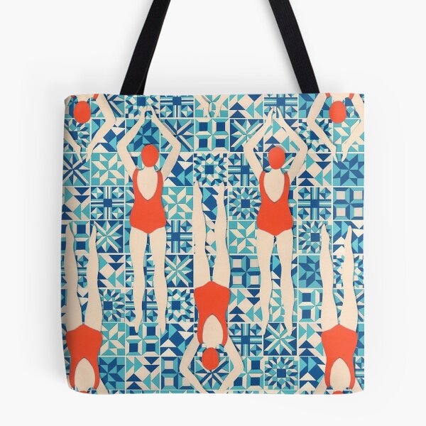 Item preview, Vintage Swimming Art designed and sold by SiouxLove.