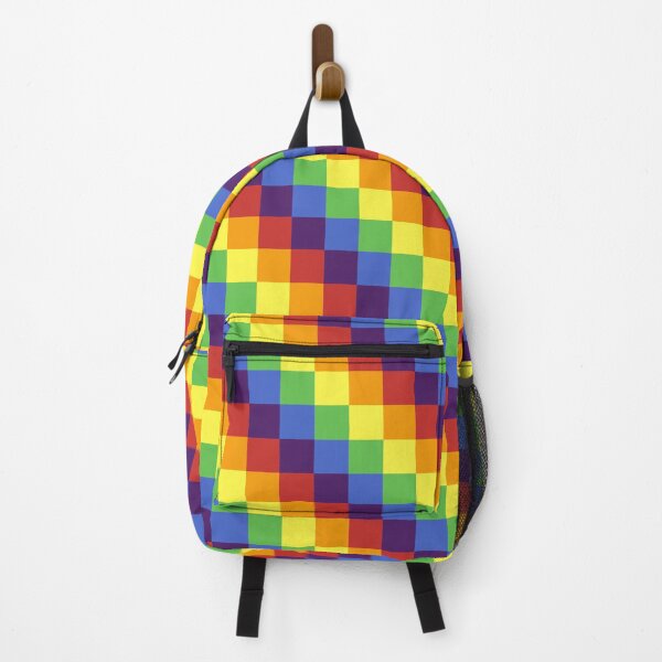 Item preview, Gay Pride Checker Pattern designed and sold by Aroaes.