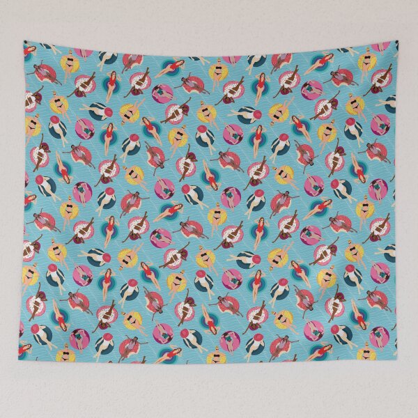 Item preview, Girls In The Swimming Pool designed and sold by SiouxLove.