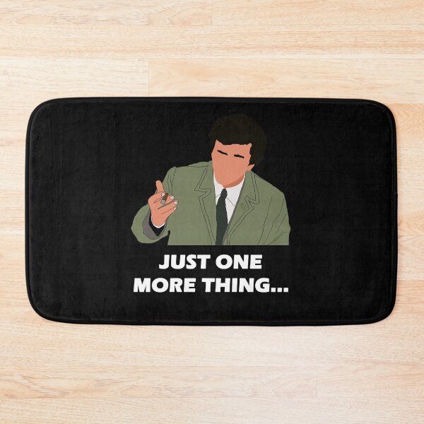 Item preview, Cool Original Detective Insidious And Secret Columbo Just One More Thing White Cute Fans designed and sold by SuzannemiClassy.