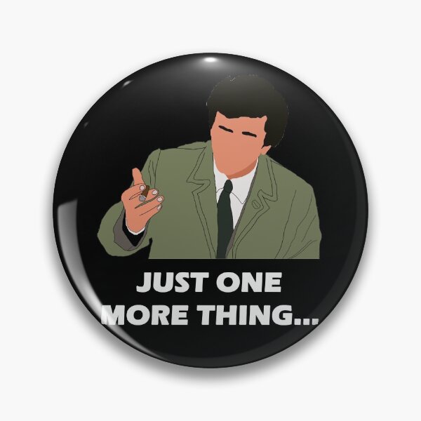 Item preview, Cool Original Detective Insidious And Secret Columbo Just One More Thing White Cute Fans designed and sold by SuzannemiClassy.