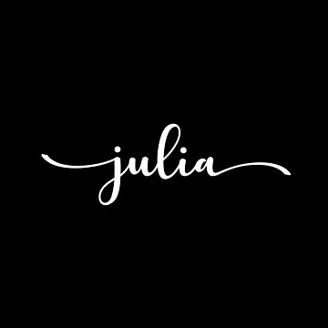 Julia name, Dalmatian pattern Julia first name Sticker for Sale