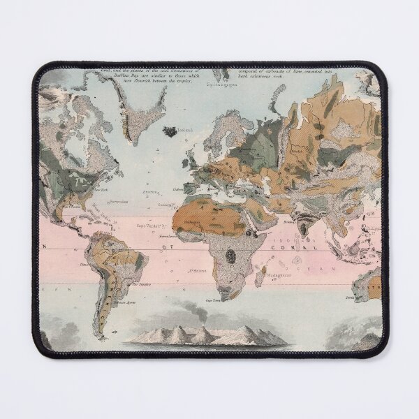 Item preview, Geological map of the world in 1852 designed and sold by ganje.