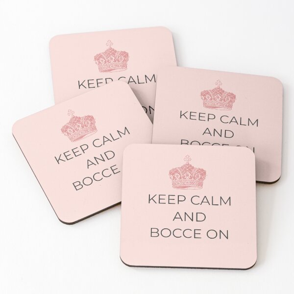 Item preview, Keep Calm and Bocce On - Pink Crown designed and sold by hardscuffle.