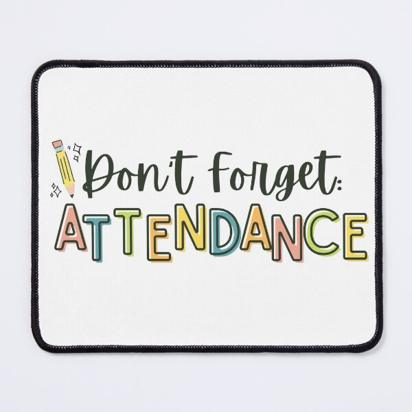 Item preview, Attendance Reminder designed and sold by TheTeachersRoom.