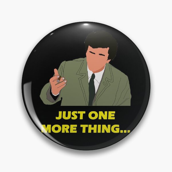 Item preview, Cool Original Detective Insidious And Secret Columbo Just One More Thing Yellow Cute Fan designed and sold by SuzannemiClassy.