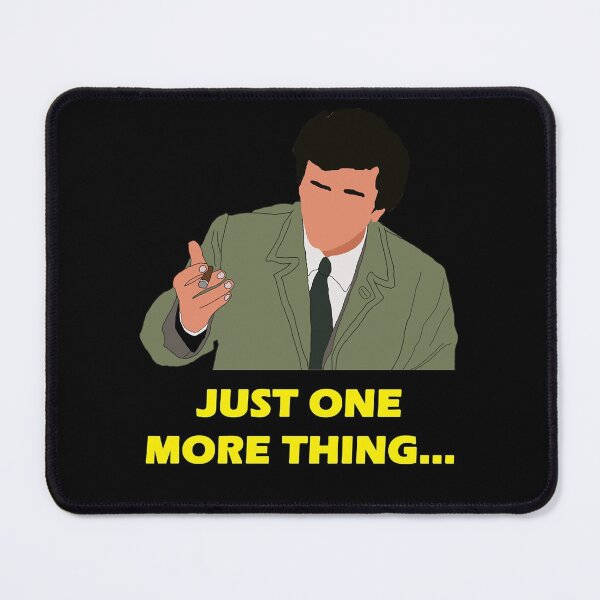 Item preview, Cool Original Detective Insidious And Secret Columbo Just One More Thing Yellow Cute Fan designed and sold by SuzannemiClassy.