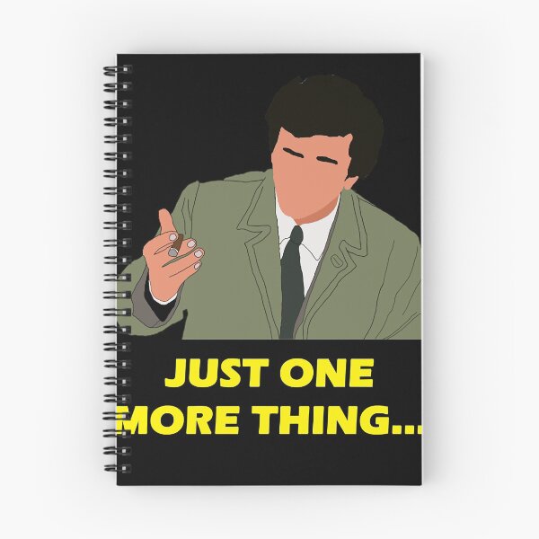Item preview, Cool Original Detective Insidious And Secret Columbo Just One More Thing Yellow Cute Fan designed and sold by SuzannemiClassy.