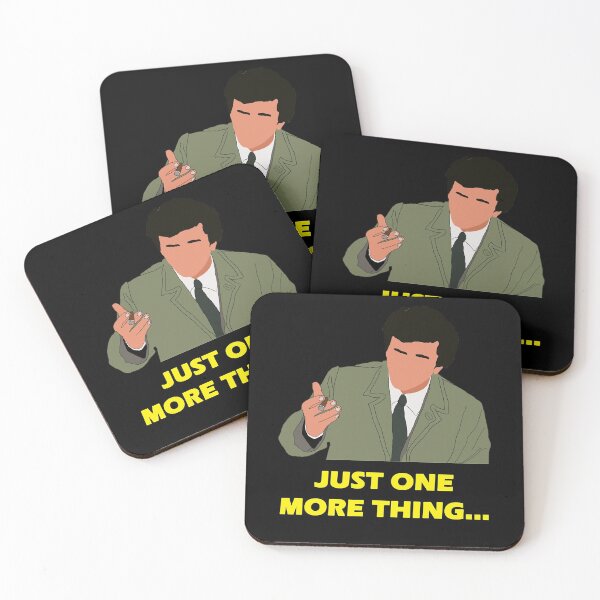 Item preview, Cool Original Detective Insidious And Secret Columbo Just One More Thing Yellow Cute Fan designed and sold by SuzannemiClassy.