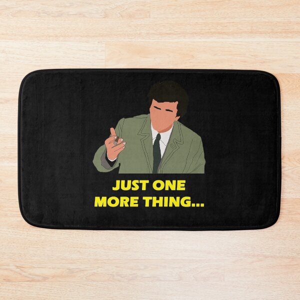 Item preview, Cool Original Detective Insidious And Secret Columbo Just One More Thing Yellow Cute Fan designed and sold by SuzannemiClassy.