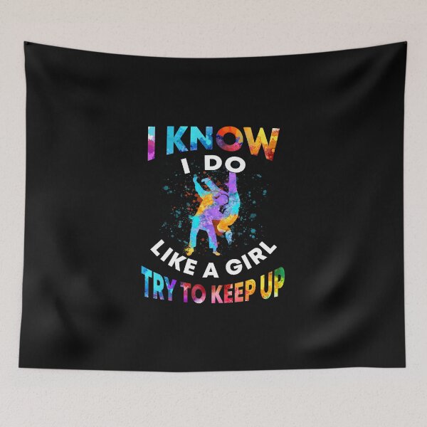 Item preview, Jiu Jitsu - Like A Girl Watercolor  designed and sold by FlossieShop96.