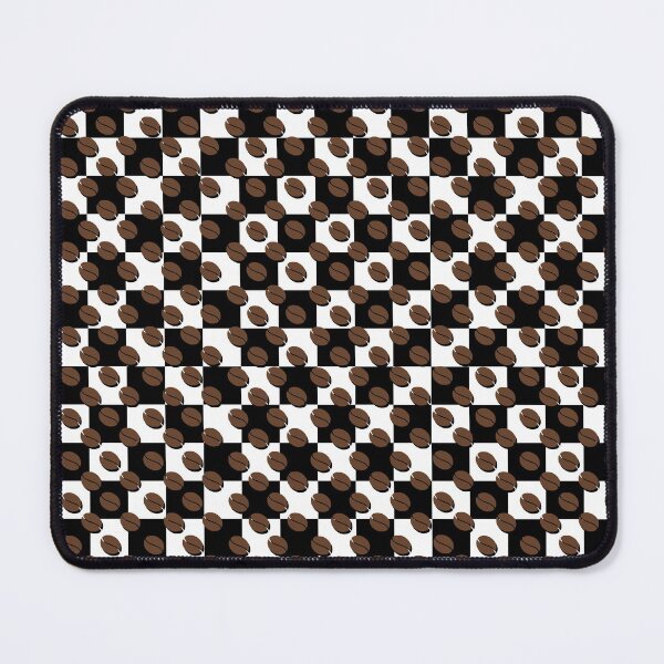 Item preview, coffee bean checkered and comicbook style typography designed and sold by Fashionmonger.