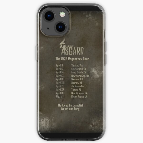 Old Gods of Asgard: Ragnarock Tour Poster iPhone Soft Case