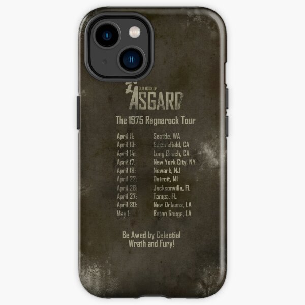 Old Gods of Asgard: Ragnarock Tour Poster iPhone Tough Case