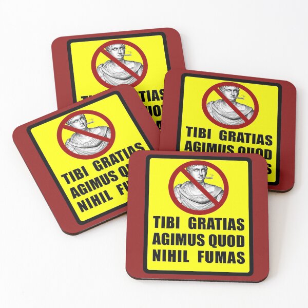 Item preview, Thank You for Not Smoking  -in Latin designed and sold by sandpiperstudio.