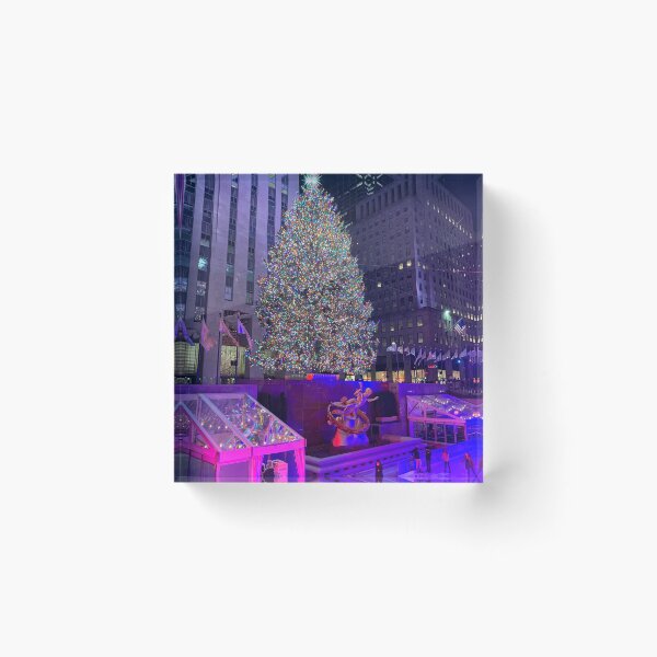 Item preview, Rockefeller Tree at Night, NYC designed and sold by ExploreOutdoors.
