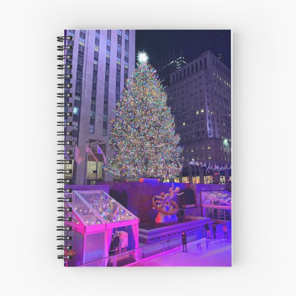 Item preview, Árbol de Rockefeller en la noche, Nueva York designed and sold by ExploreOutdoors.