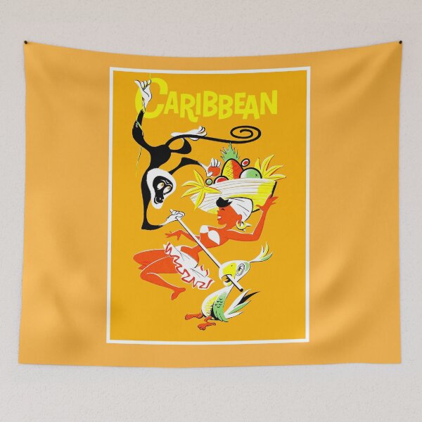 Item preview, CARIBBEAN ISLANDS : Vintage Advertising Print designed and sold by posterbobs.