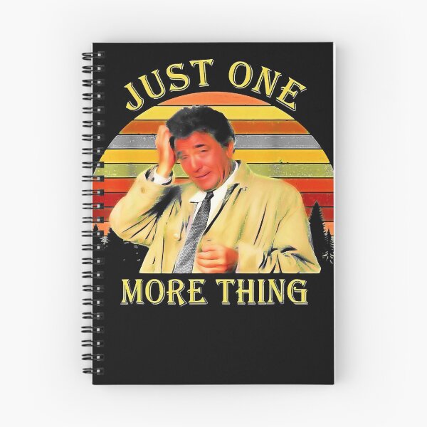 Item preview, Cool Original Detective Insidious And Secret Just-One-More-Thing-Columbo Cute Fan designed and sold by SuzannemiClassy.