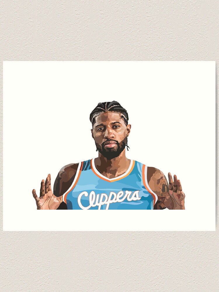 Paul George Los Angeles Clippers NBA Art