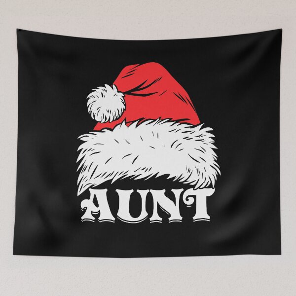 Item preview, Vintage Aunt Christmas Santa Hat Family Matching Xmas Holiday Auties designed and sold by Dolphin Graphic.