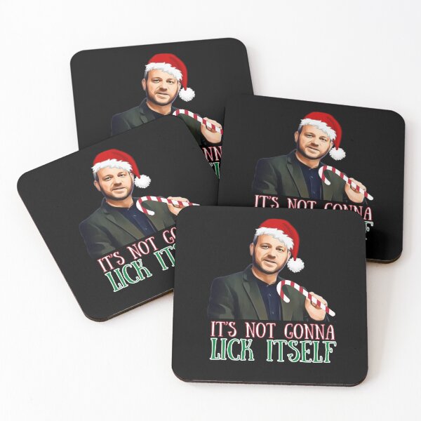 Item preview, It’s not gonna lick itself! Funny | sarcastic Christmas Brett Sutton!  designed and sold by HROC.