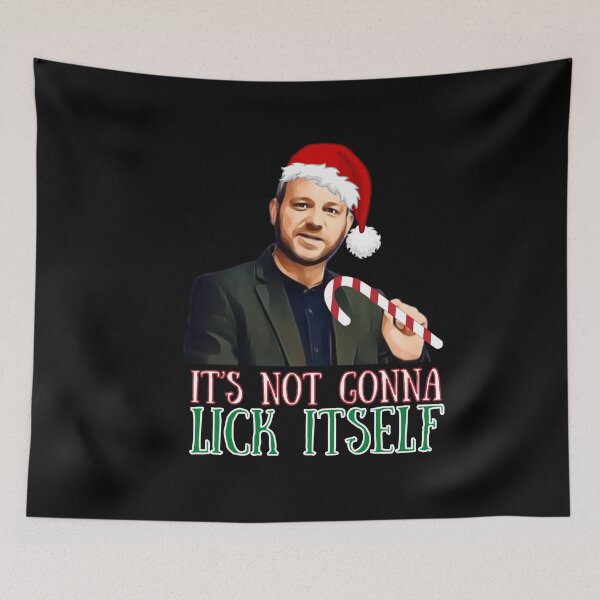 Item preview, It’s not gonna lick itself! Funny | sarcastic Christmas Brett Sutton!  designed and sold by HROC.