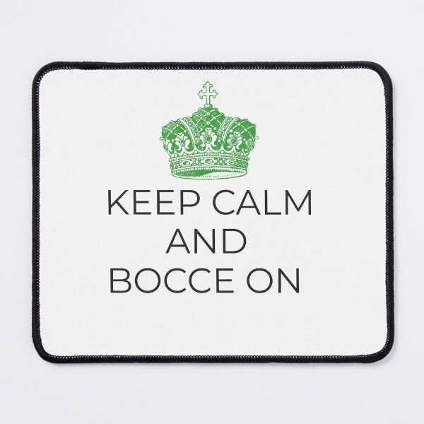 Item preview, Keep Calm and Bocce On - Green crown designed and sold by hardscuffle.