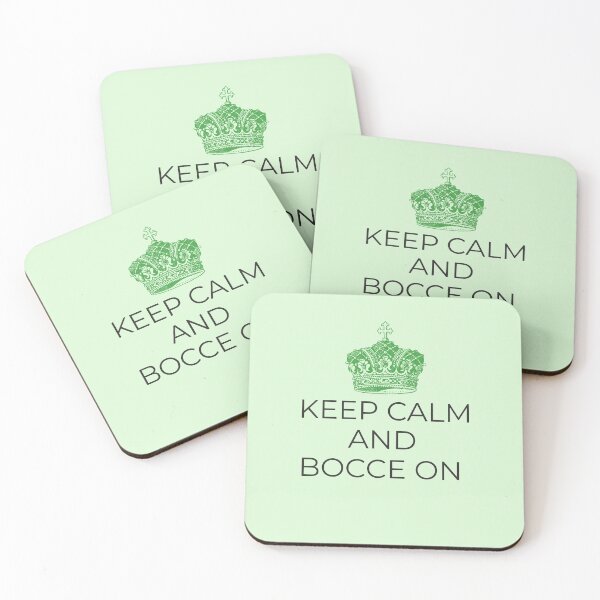 Item preview, Keep Calm and Bocce On - Green crown designed and sold by hardscuffle.