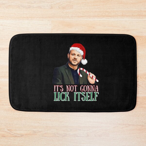Item preview, It’s not gonna lick itself! Funny | sarcastic Christmas candy cane Brett Sutton!  designed and sold by HROC.