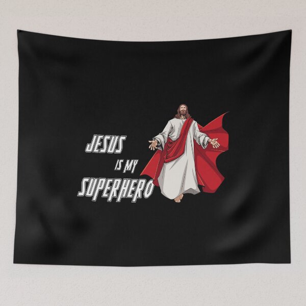 Artikelvorschau, Jesus ist mein Superheld entworfen und verkauft von NiceSign.