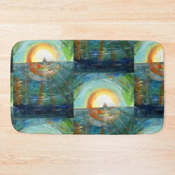 Item preview, Ship on the horizon designed and sold by Farbenhunger.