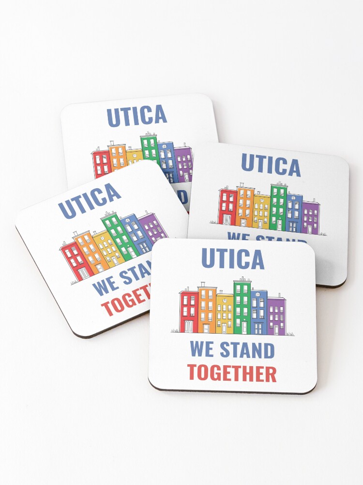 Thumbnail 1 of 5, Coasters (Set of 4), UTICA PRIDE designed and sold by techdave.