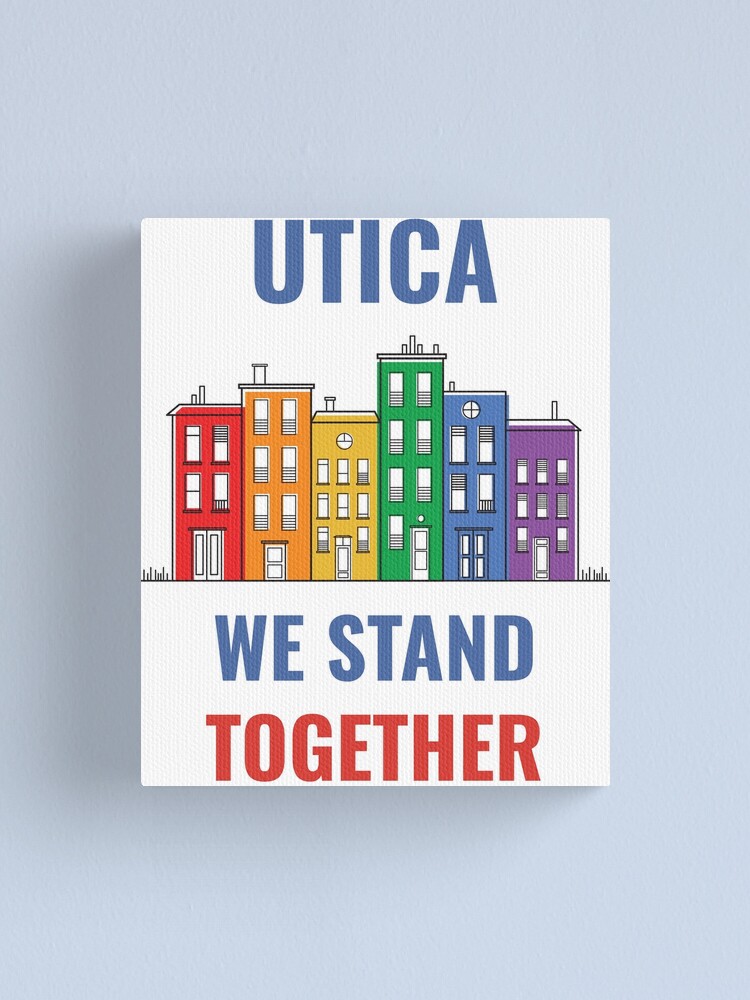 Thumbnail 1 of 3, Canvas Print, UTICA PRIDE designed and sold by techdave.