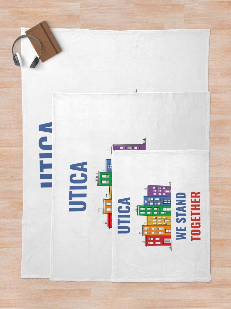 Thumbnail 5 of 6, Throw Blanket, UTICA PRIDE designed and sold by techdave.