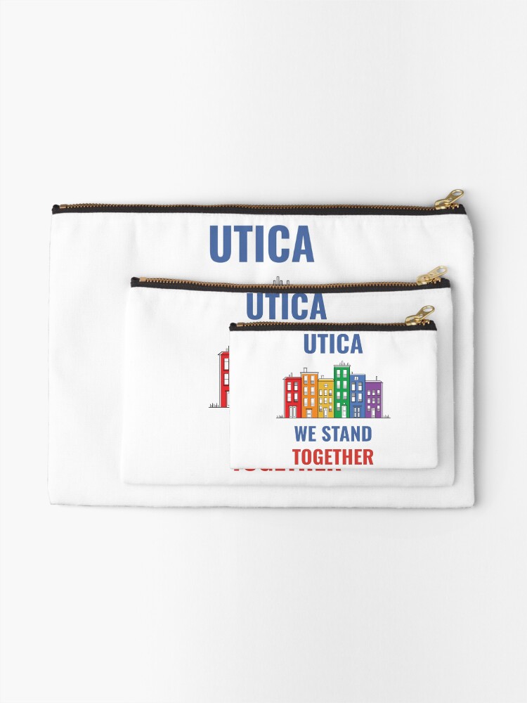 Thumbnail 2 of 4, Zipper Pouch, UTICA PRIDE designed and sold by techdave.