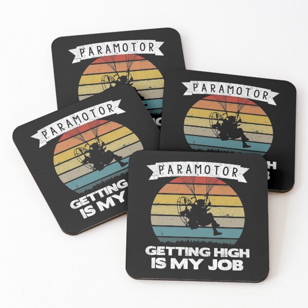 Item preview, Paramotor Pilot Getting High Is My Job print designed and sold by theodoros20.