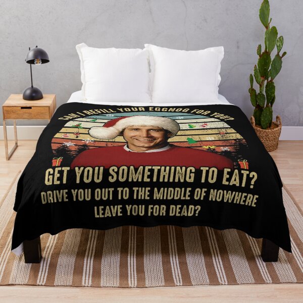 Christmas Vacation Get You Something To Eat Throw Blanket