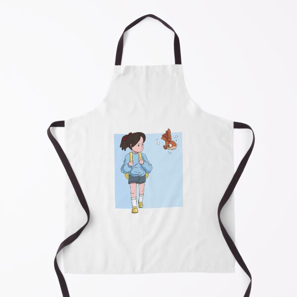 Aperçu de l'œuvre Une fille et un poisson créée et vendue par Olong Store.