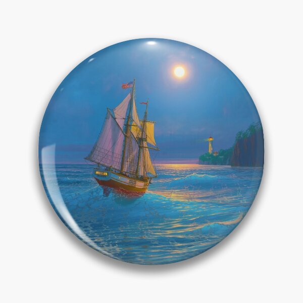 Item preview, The New Brigantine Celeste by Moonlight designed and sold by Loren D Adams.