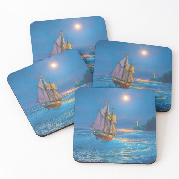 Item preview, The New Brigantine Celeste by Moonlight designed and sold by Loren D Adams.