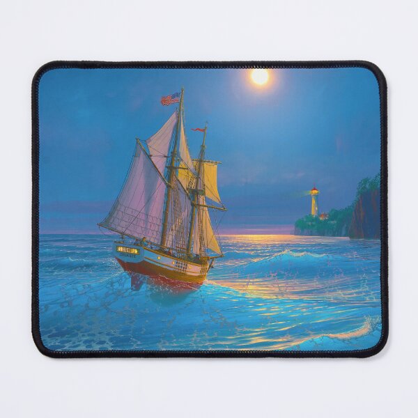 Item preview, The New Brigantine Celeste by Moonlight designed and sold by Loren D Adams.